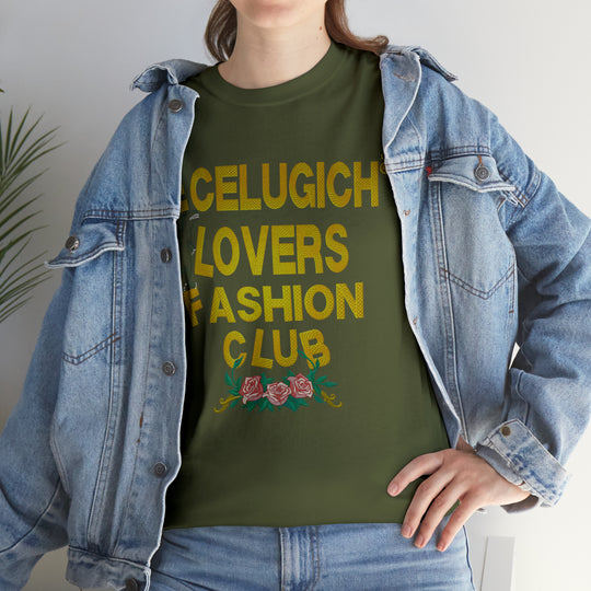 ECELUGICH Unisex Heavy Cotton Tee