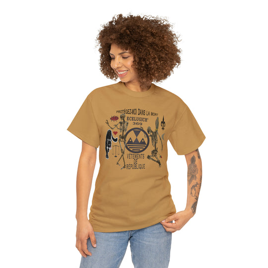 ECELUGICH Unisex Heavy Cotton Tee.