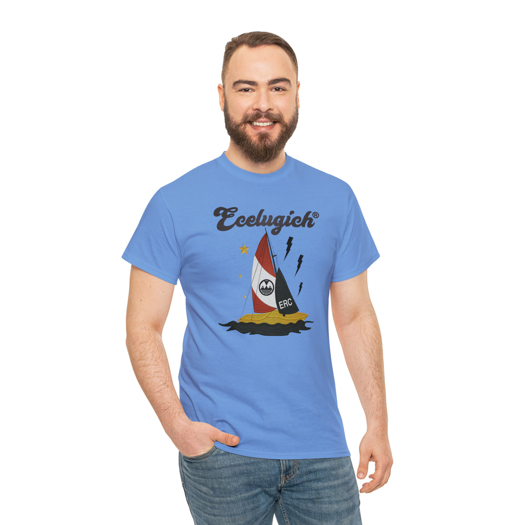 ECELUGICH Unisex Heavy Cotton Tee