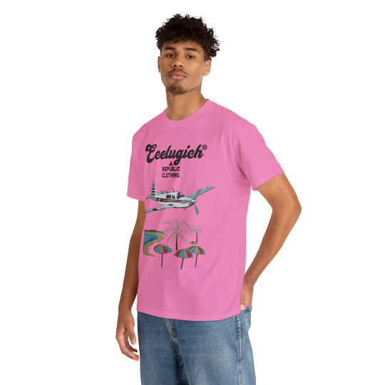 ECELUGICH Unisex Heavy Cotton Tee