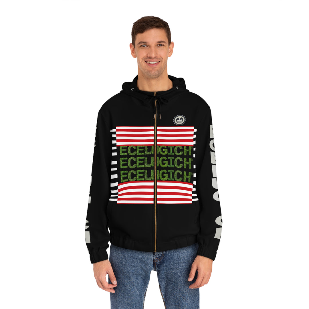 ECELUGICH® Men's Full-Zip Hoodie