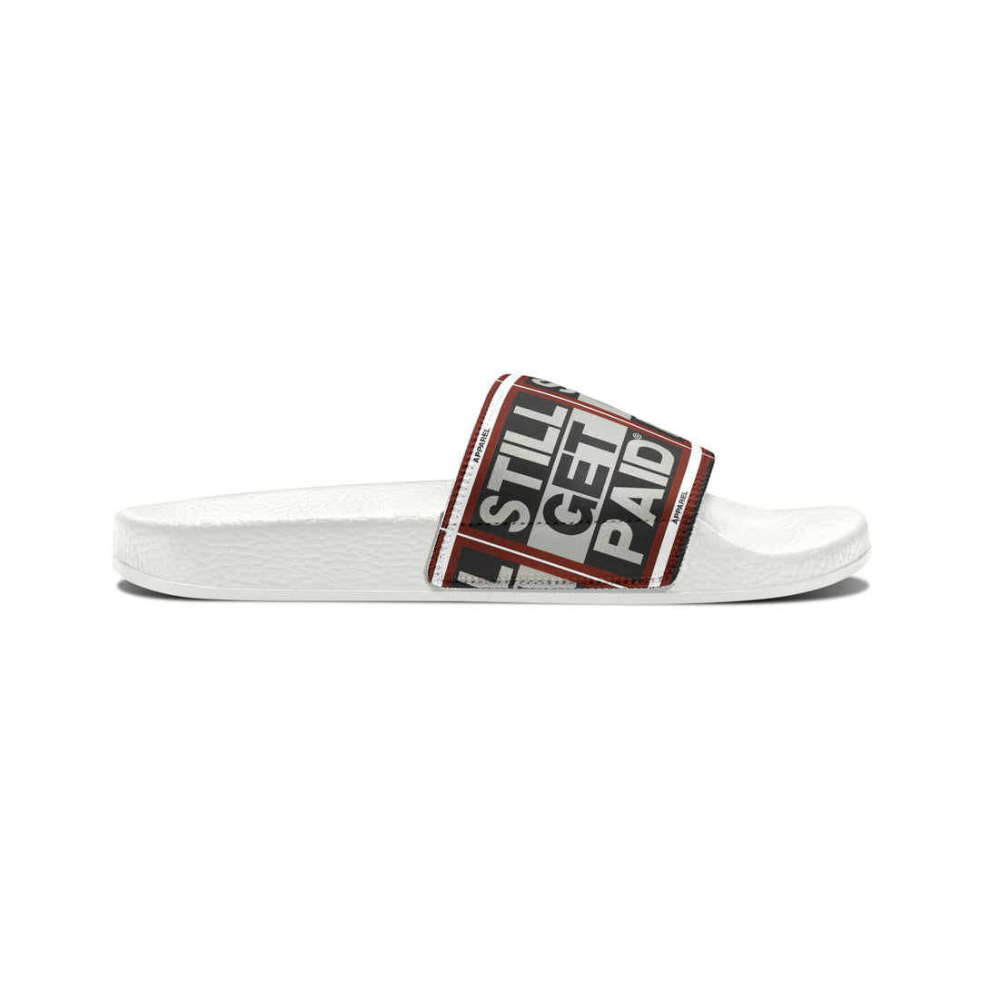 STILLGETPAID APPAREL Women's PU Slide Sandals