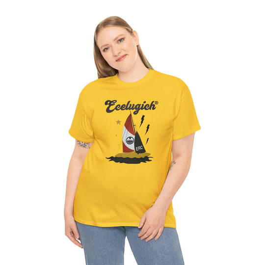 ECELUGICH Unisex Heavy Cotton Tee