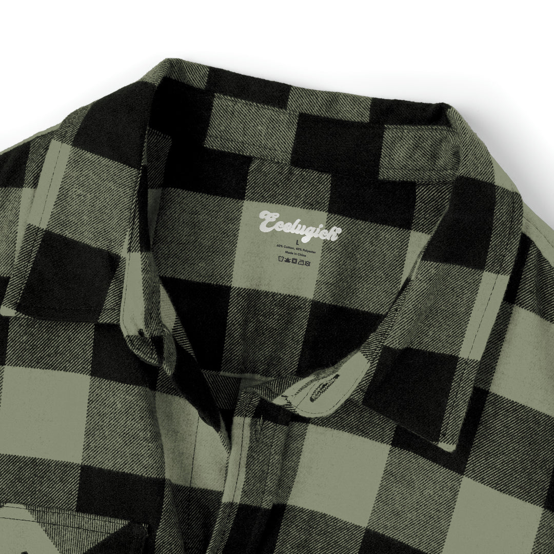 ECELUGICH Unisex Flannel Shirt