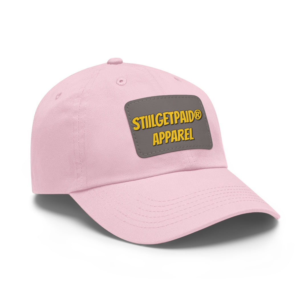 STILLGETPAID APPAREL Dad Hat with Leather Patch