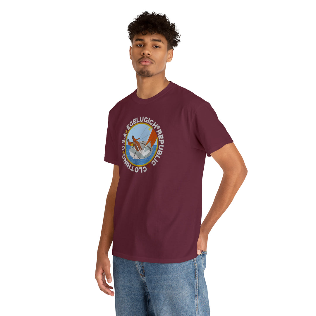 ECELUGICH Unisex Heavy Cotton Tee