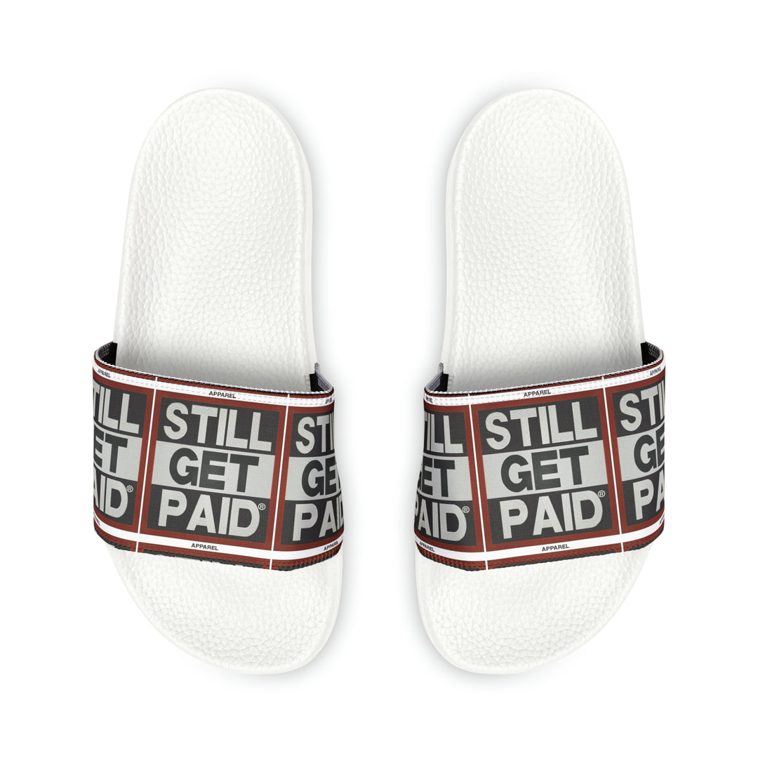 STILLGETPAID APPAREL Women's PU Slide Sandals