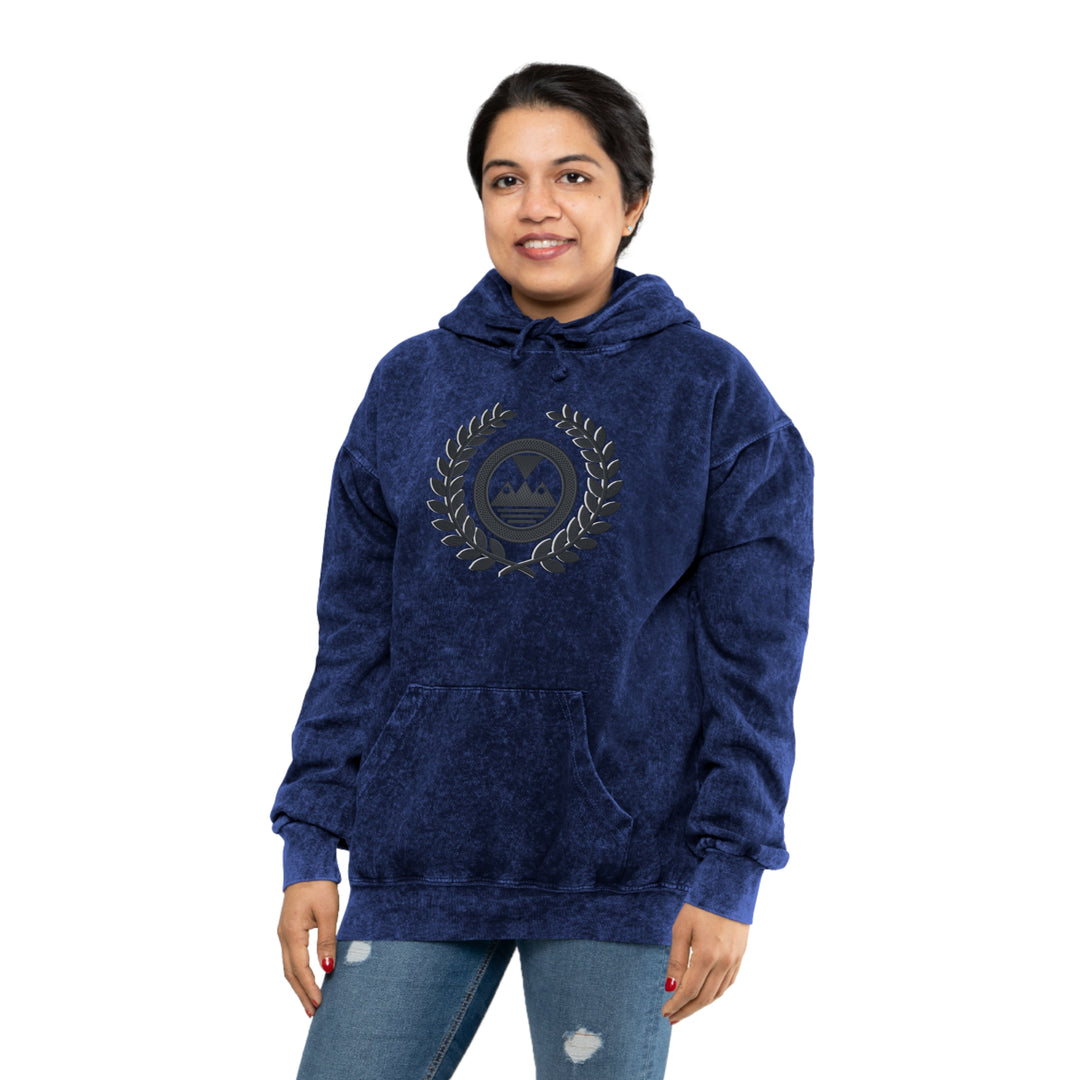 ECELUGICH Unisex Mineral Wash Hoodie