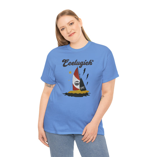 ECELUGICH Unisex Heavy Cotton Tee