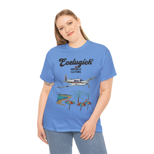 ECELUGICH Unisex Heavy Cotton Tee