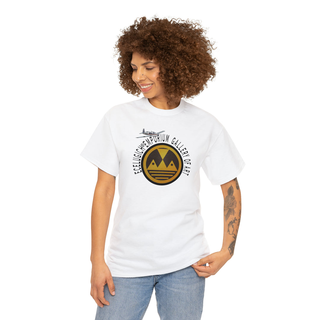 ECELUGICH Unisex Heavy Cotton Tee