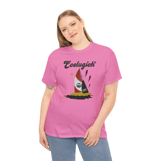 ECELUGICH Unisex Heavy Cotton Tee