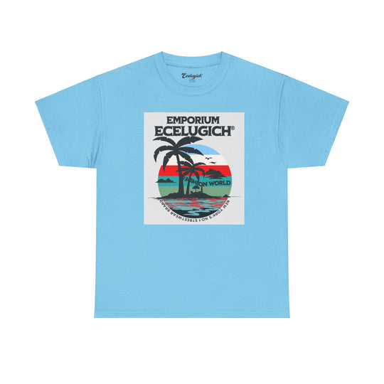 ECELUGICH Unisex Heavy Cotton Tee