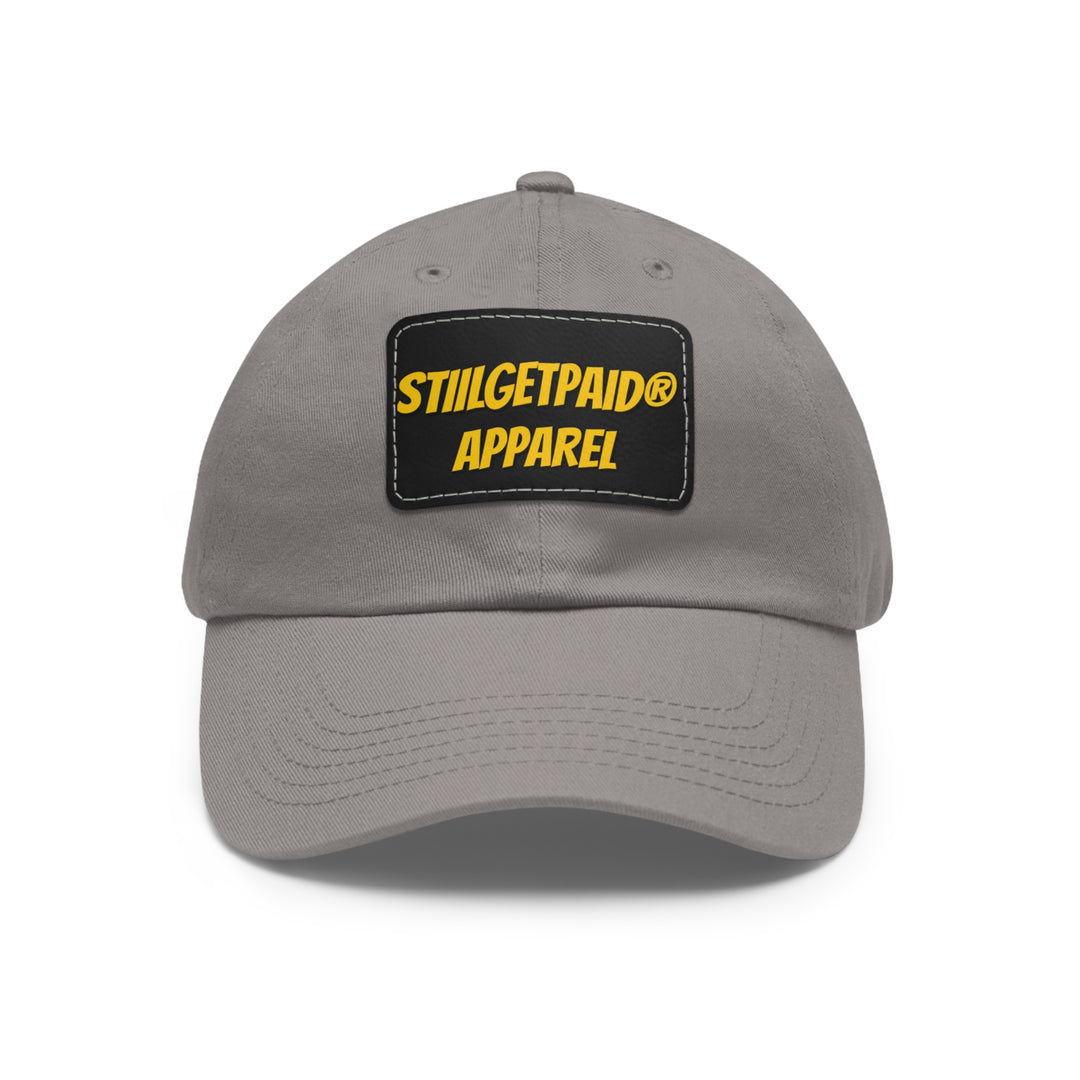 STILLGETPAID APPAREL Dad Hat with Leather Patch