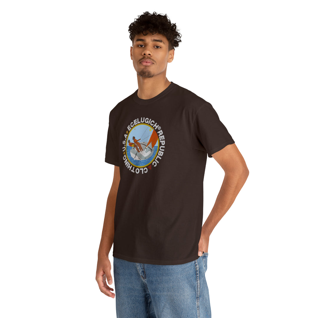 ECELUGICH Unisex Heavy Cotton Tee