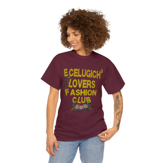 ECELUGICH Unisex Heavy Cotton Tee