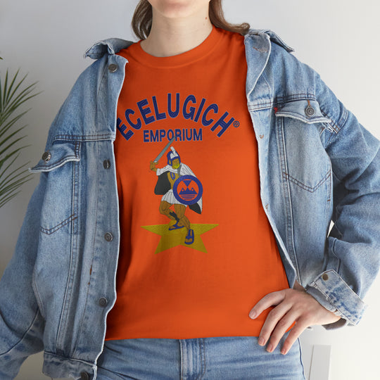 ECELUGICH Unisex Heavy Cotton Tee