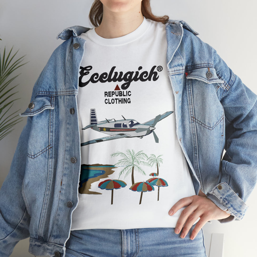 ECELUGICH Unisex Heavy Cotton Tee