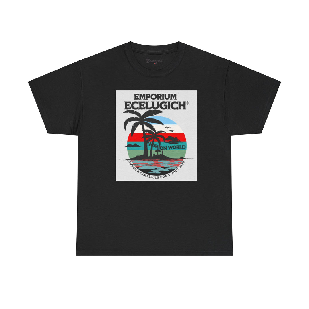 ECELUGICH Unisex Heavy Cotton Tee