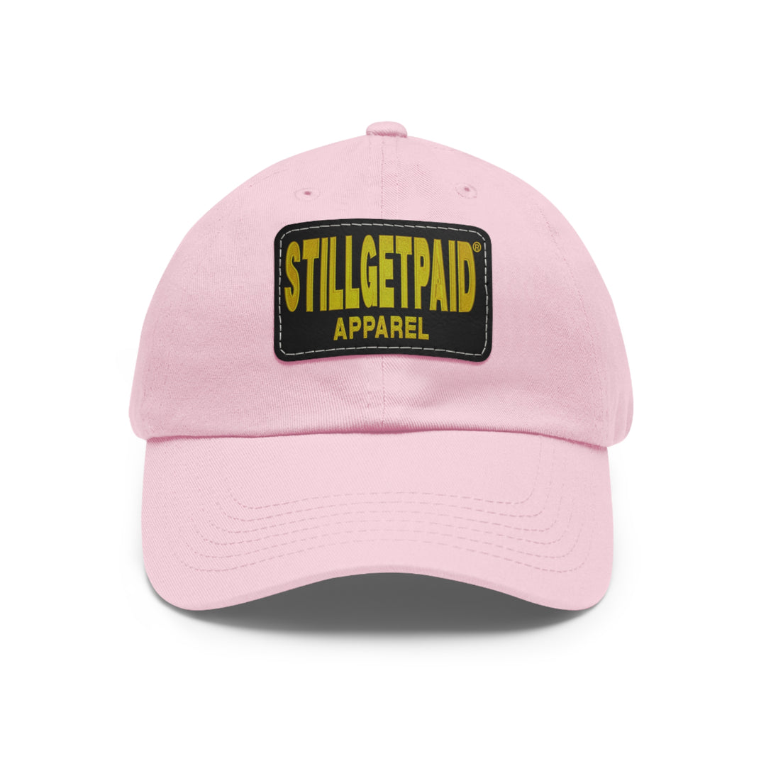 STILLGETPAID APPAREL Dad Hat with Leather Patch