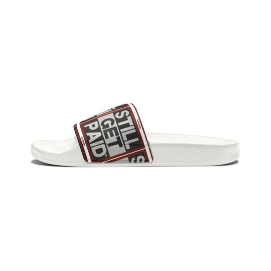 STILLGETPAID APPAREL Women's PU Slide Sandals