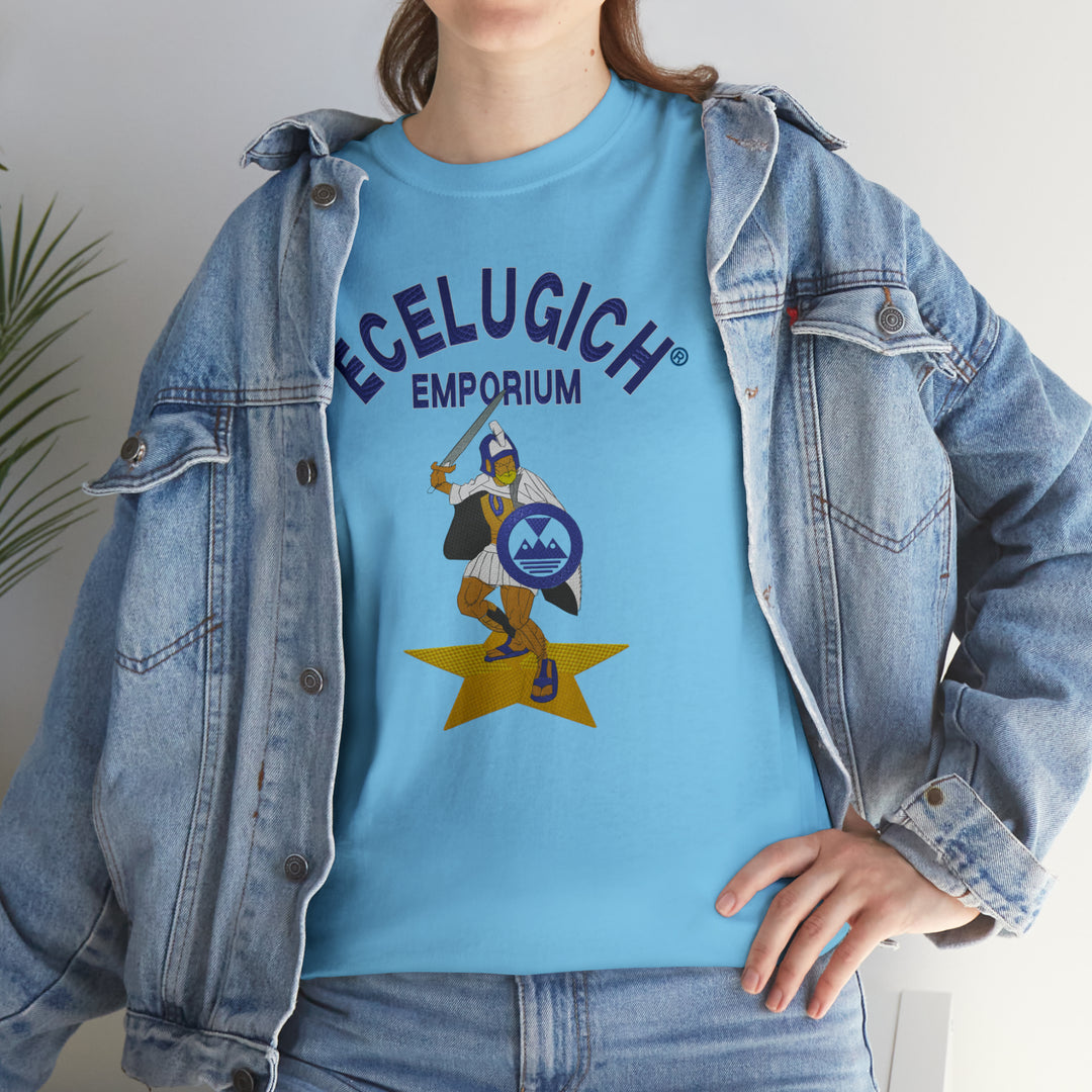 ECELUGICH Unisex Heavy Cotton Tee