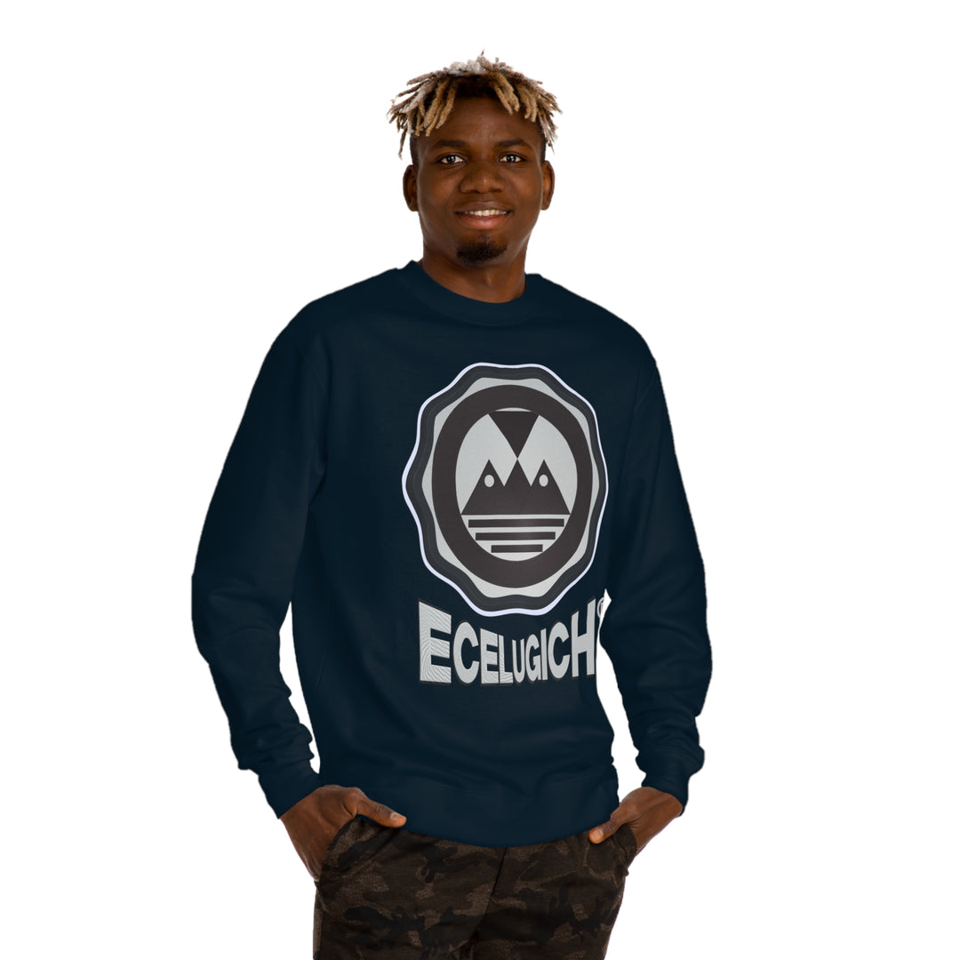 ECELUGICH® Unisex Crew Neck Sweatshirt