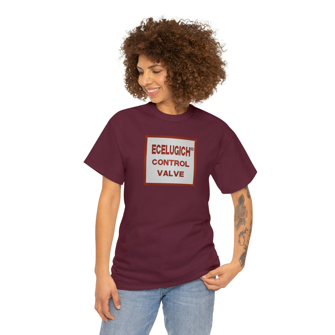 ECELUGICH Unisex Heavy Cotton Tee