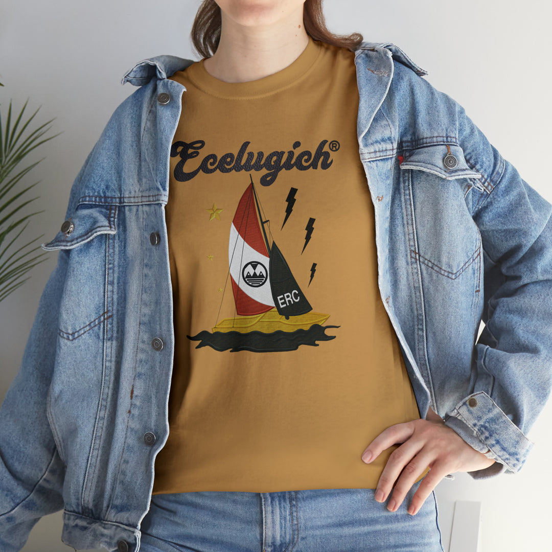 ECELUGICH Unisex Heavy Cotton Tee