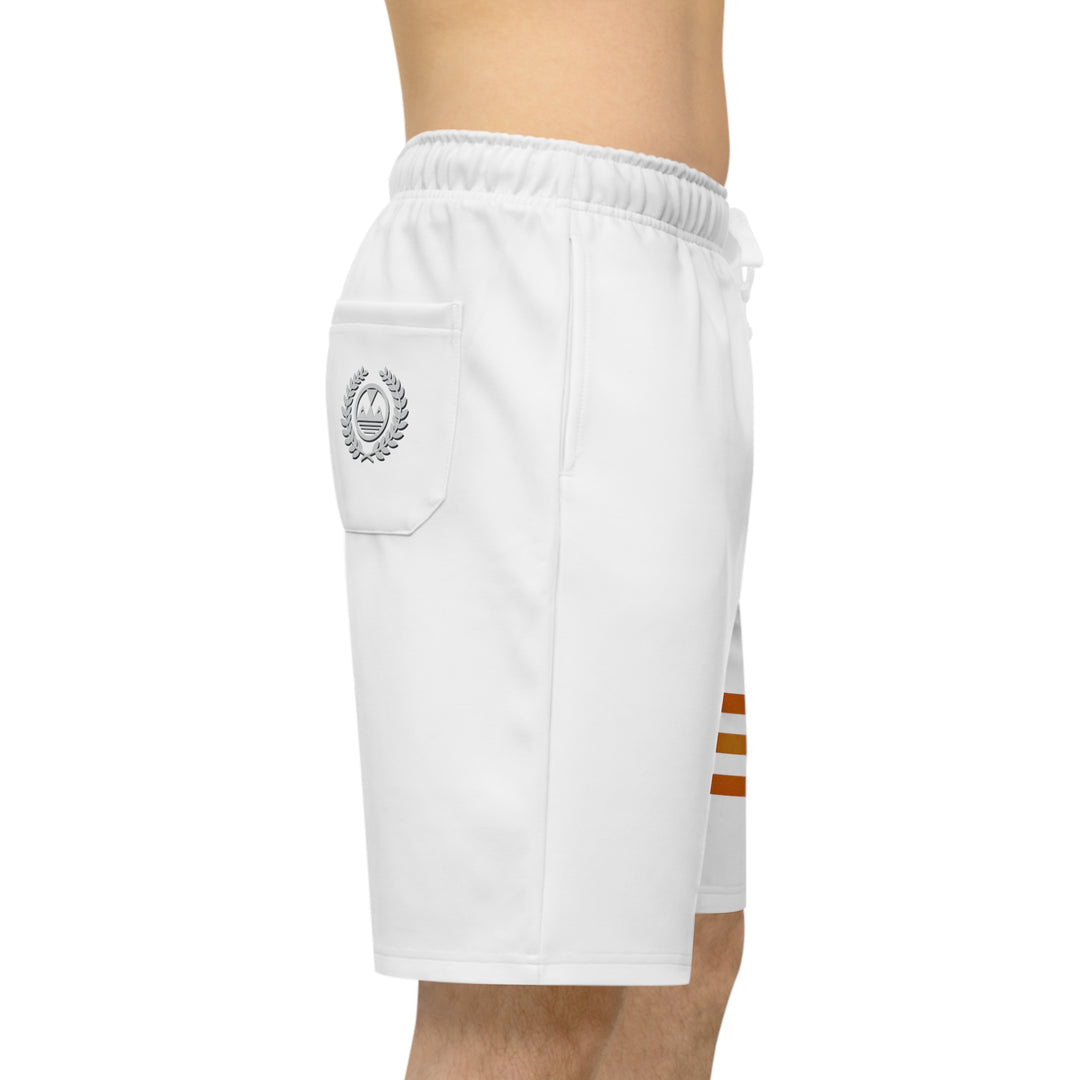 ECELUGICH Athletic Long Shorts QUAIL