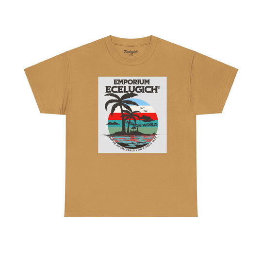 ECELUGICH Unisex Heavy Cotton Tee