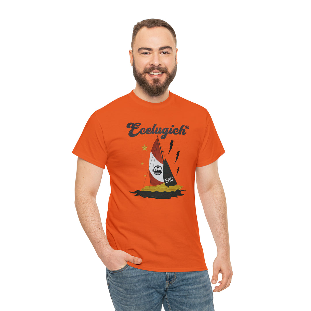 ECELUGICH Unisex Heavy Cotton Tee