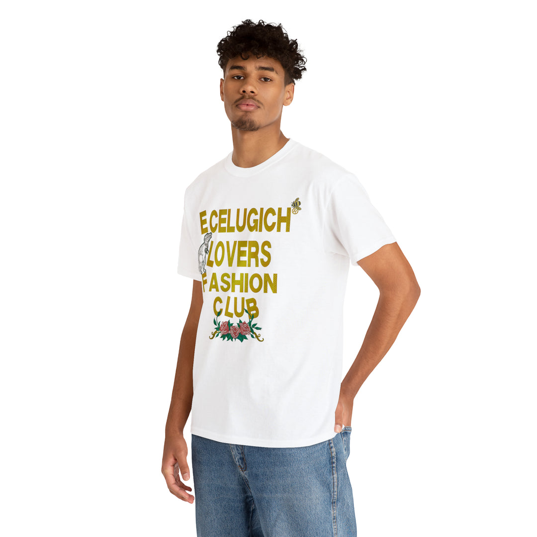 ECELUGICH Unisex Heavy Cotton Tee