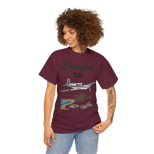 ECELUGICH Unisex Heavy Cotton Tee