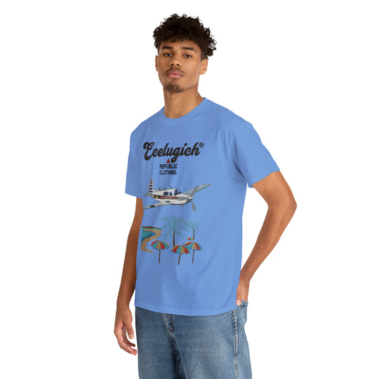 ECELUGICH Unisex Heavy Cotton Tee