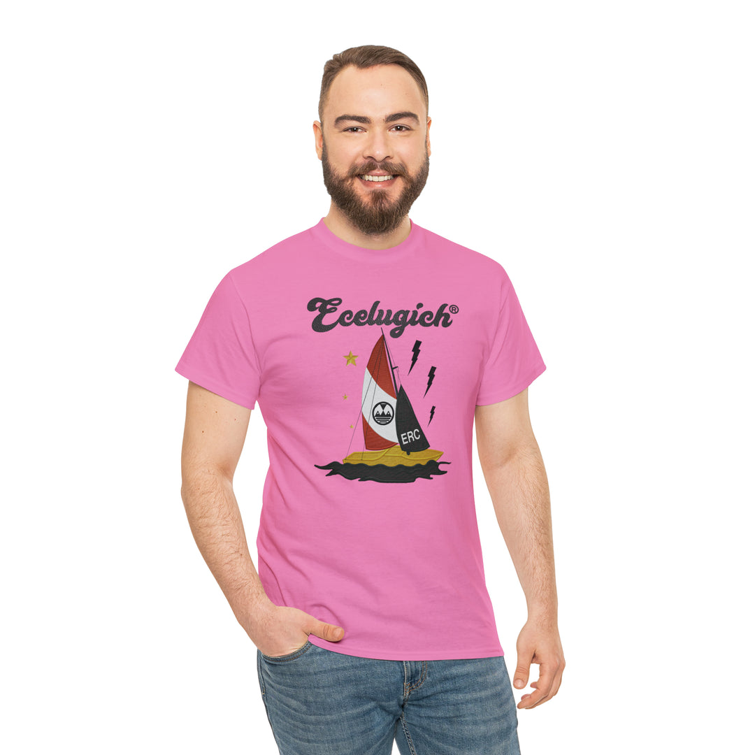 ECELUGICH Unisex Heavy Cotton Tee