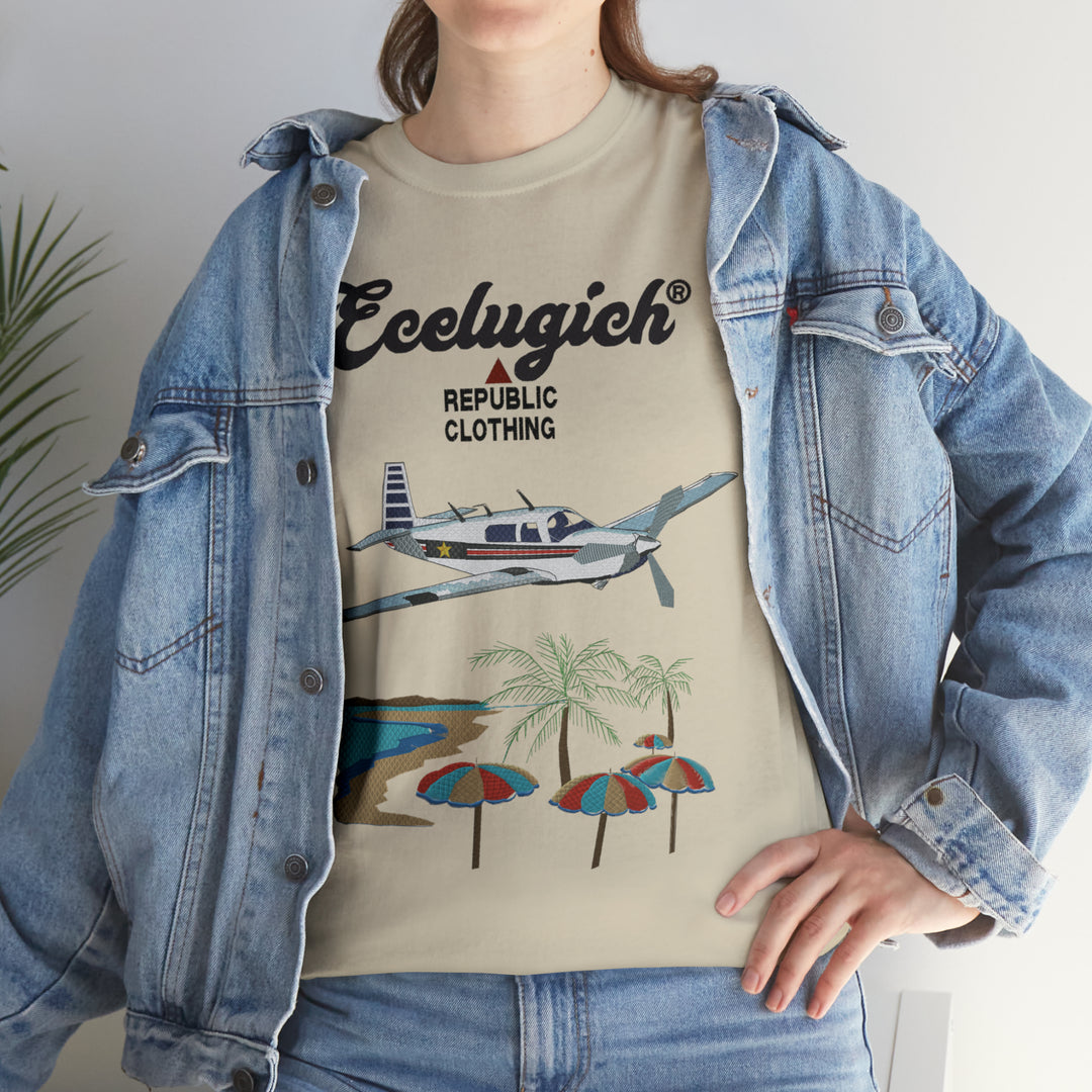 ECELUGICH Unisex Heavy Cotton Tee