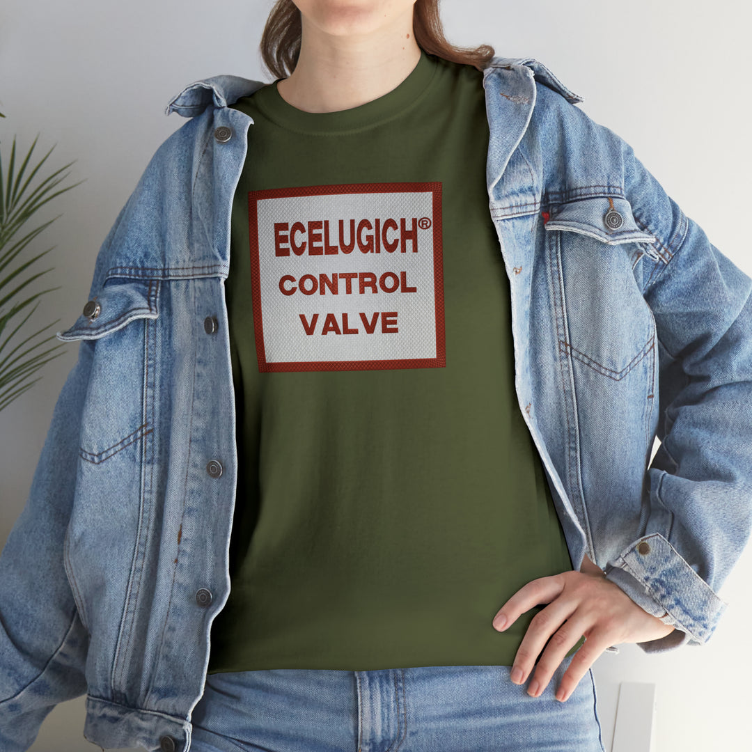 ECELUGICH Unisex Heavy Cotton Tee