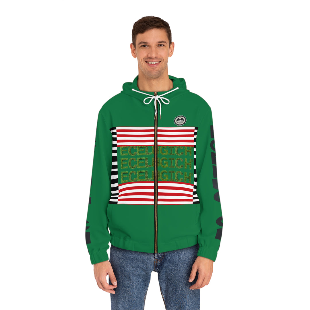 ECELUGICH® Men's Full-Zip Hoodie