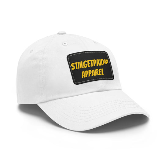 STILLGETPAID APPAREL Dad Hat with Leather Patch