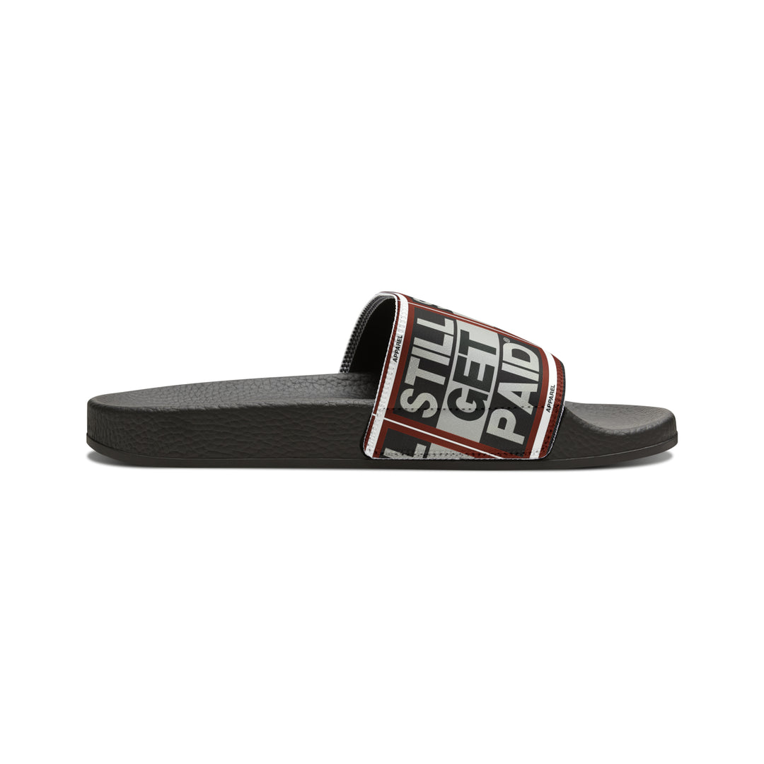 STILLGETPAID APPAREL Women's PU Slide Sandals