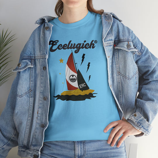 ECELUGICH Unisex Heavy Cotton Tee