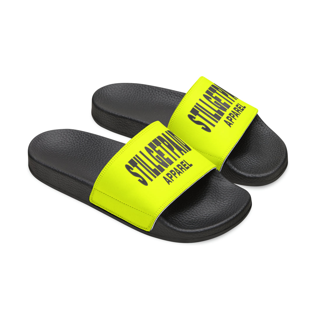 STILLGETPAID APPAREL Men's PU Slide Sandals