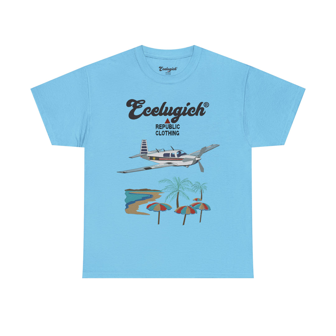 ECELUGICH Unisex Heavy Cotton Tee