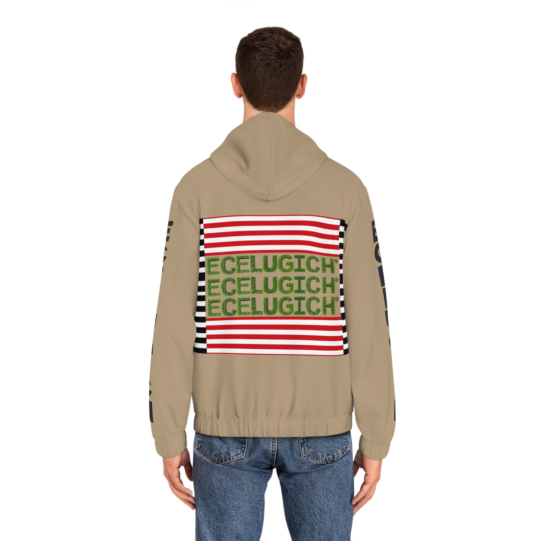 ECELUGICH® Men's Full-Zip Hoodie