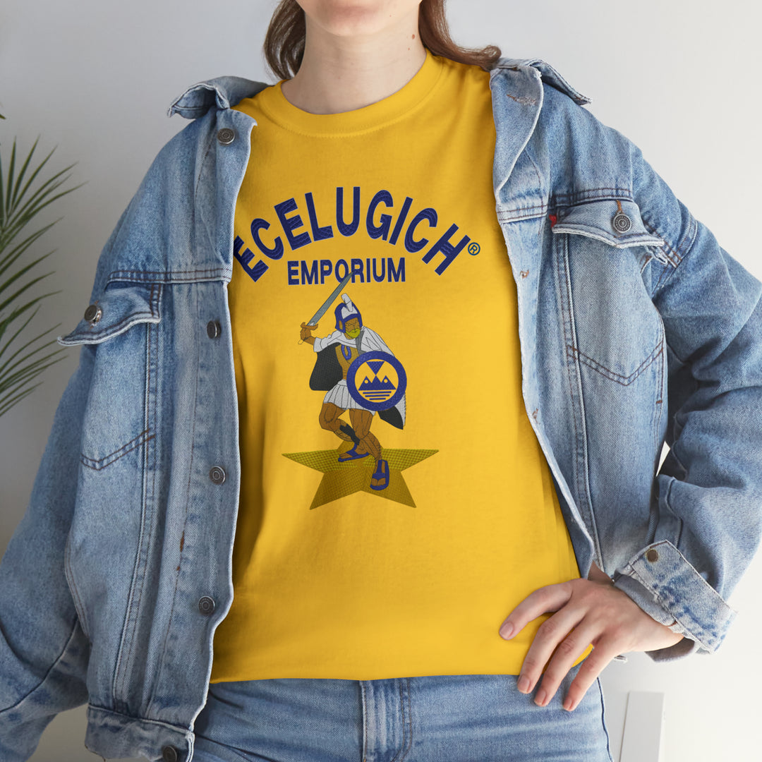 ECELUGICH Unisex Heavy Cotton Tee