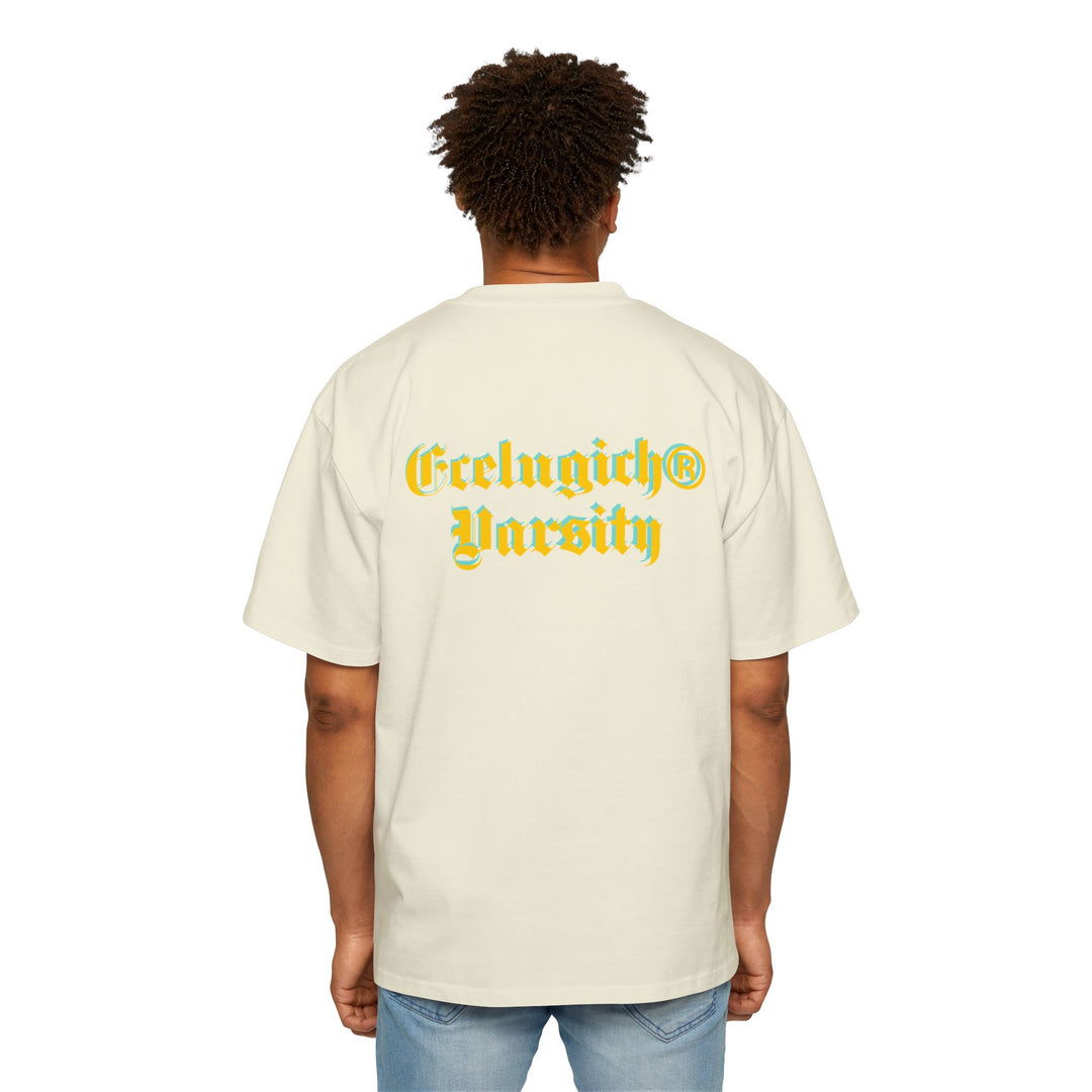 ECELUGICH® Men's Heavy Oversized Tee