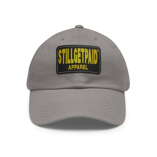 STILLGETPAID APPAREL Dad Hat with Leather Patch