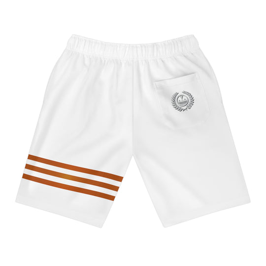 ECELUGICH Athletic Long Shorts QUAIL