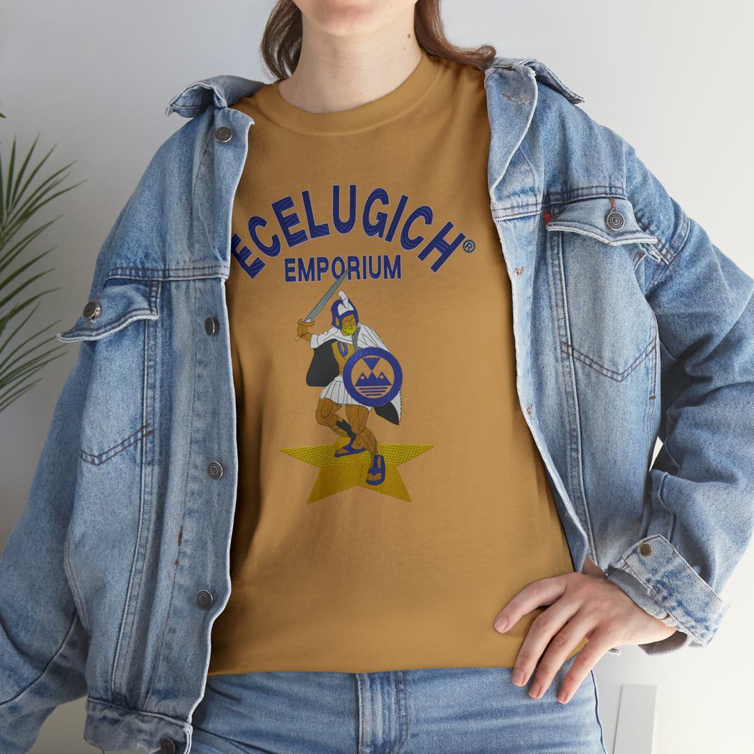 ECELUGICH Unisex Heavy Cotton Tee